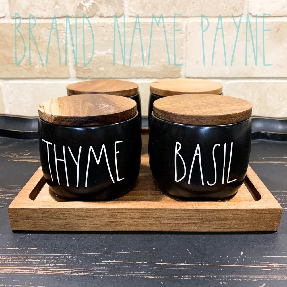 Rae Dunn Herb Cellar Set